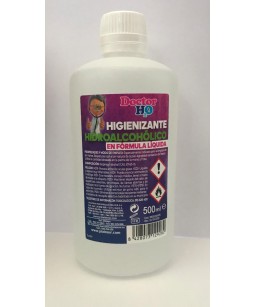 Higienizante Hidroalcoholico liquido 500 ml.
