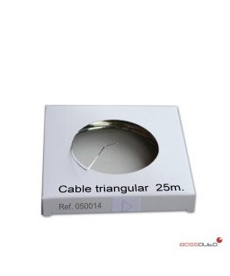 Cable triangular 25m.