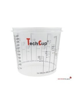 1400 ml. Vaso de mezcla reutilizable y calibrado TechCup (20 uds.)