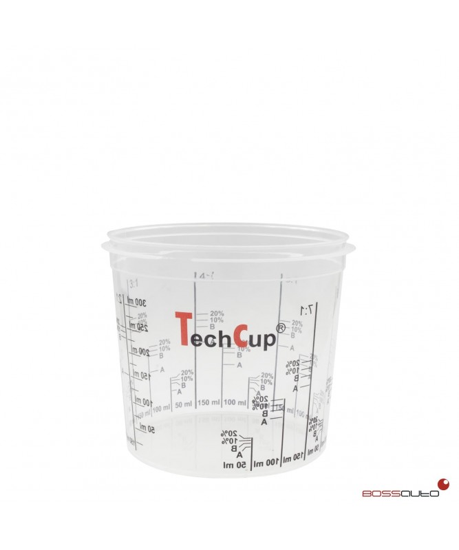 Vaso de mezcla reutilizable y calibrado TechCup 385 ml.