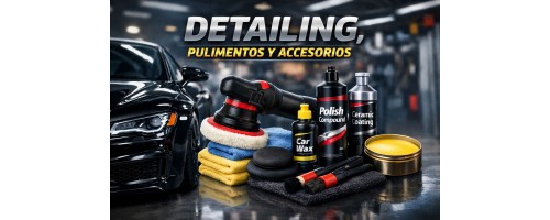 Detailing, pulimentos y accesorios para coche | Brillo profesional