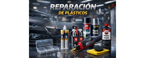 Reparación de plásticos para coche | Grapas, adhesivos y soldadura
