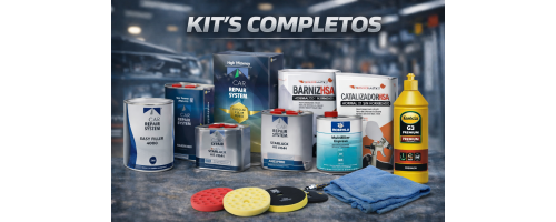 Kits completos de pintura para coche | Barniz, imprimación y pulido